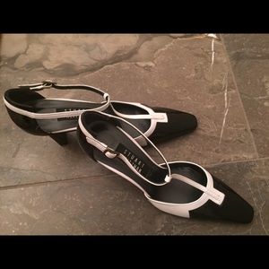 Stuart Weitzman Black and White Heels